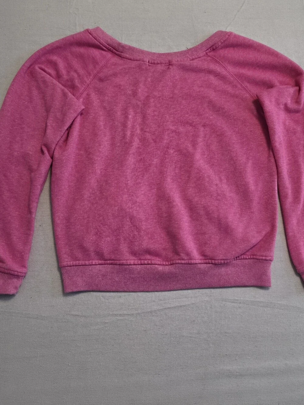 Wet Seal Sweatshirt Front Pockets Pink Women's Size L